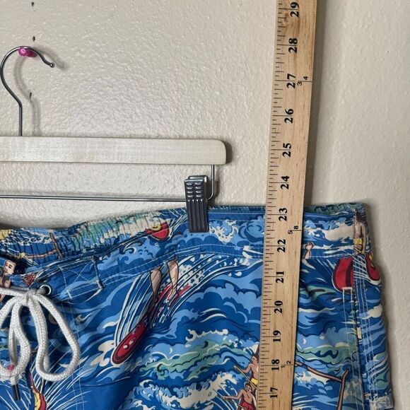 Polo Ralph Lauren Shorts Mens 4XB Tropical Pattern Street Style Swimwear Surfers - Picture 8 of 11